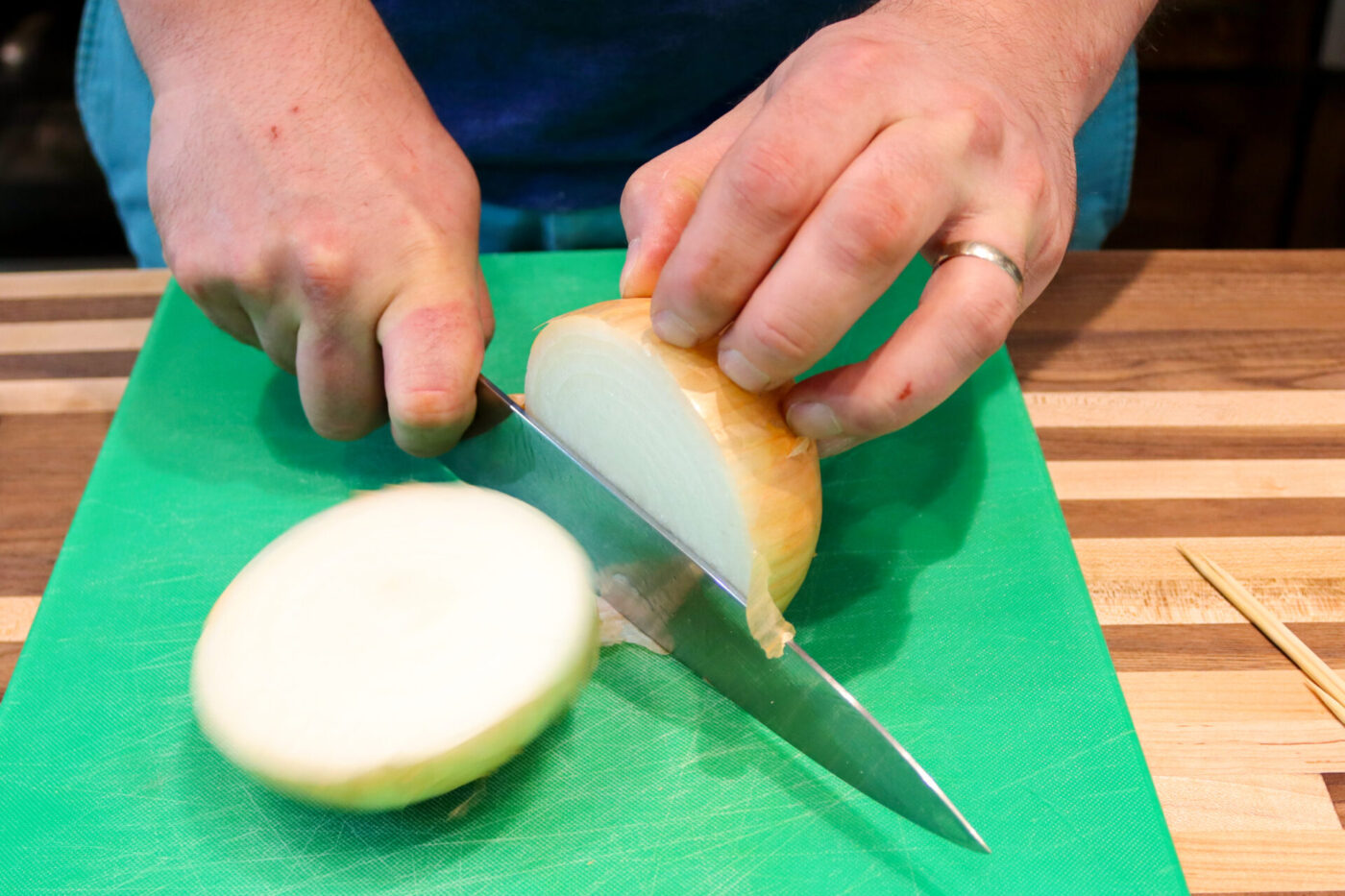 Chicken Gyros - Roasting preparation