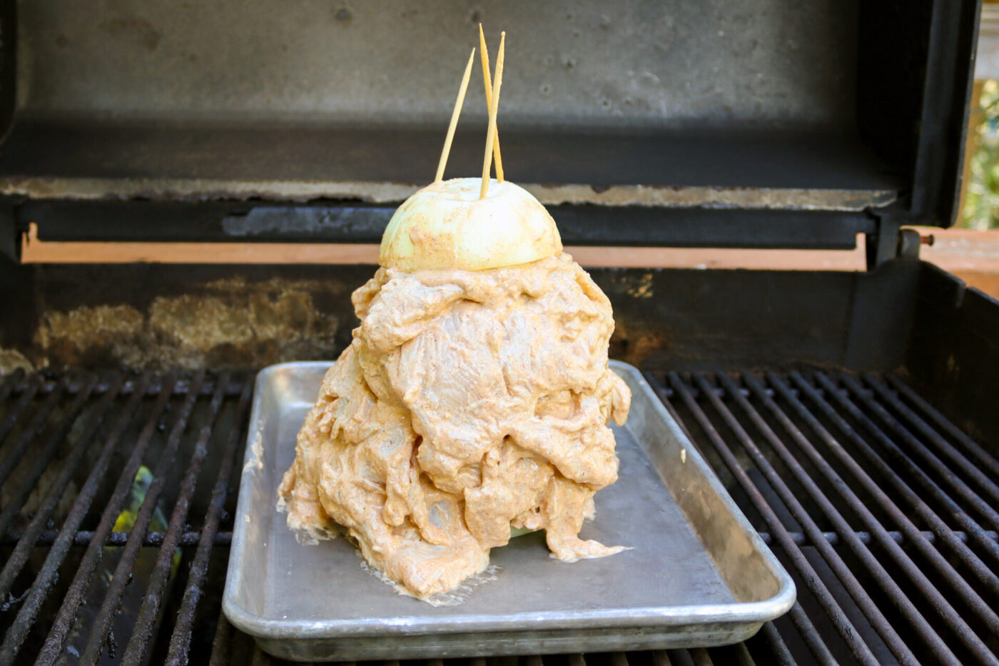 Chicken Gyros - Roasting