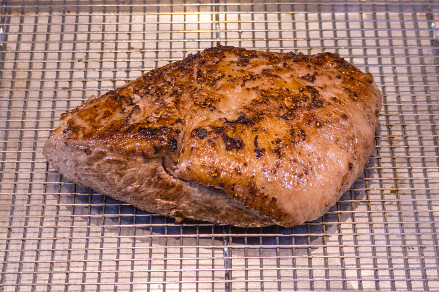 Beef Picanha in Salt Crust - Pan Sear