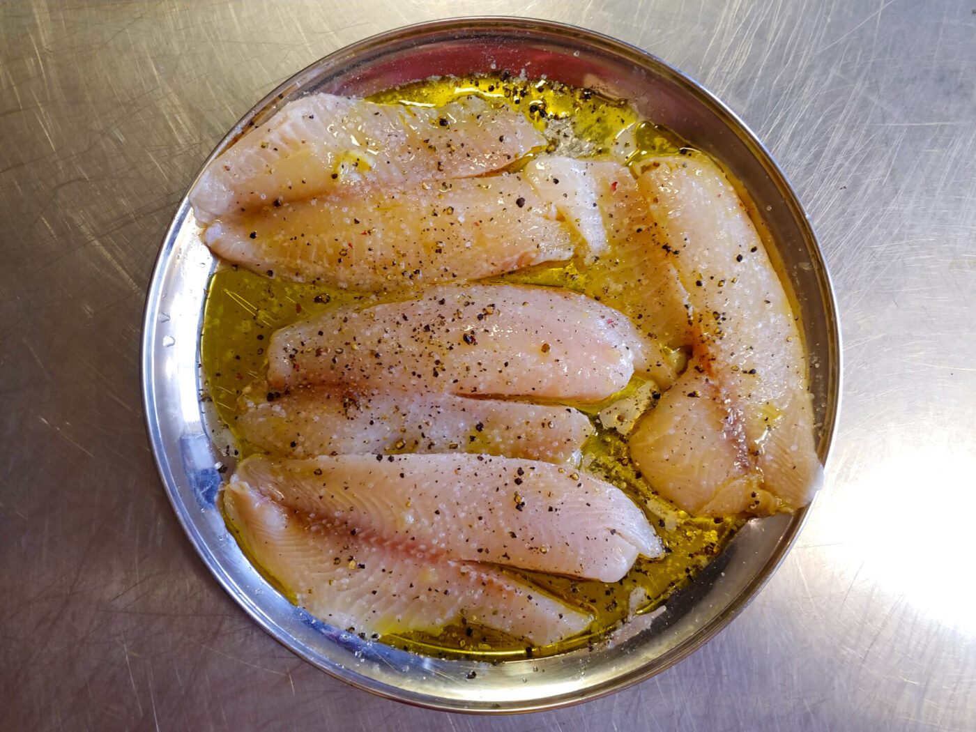 Tilapia in a Creamy Wine Sauce - Fish preparation