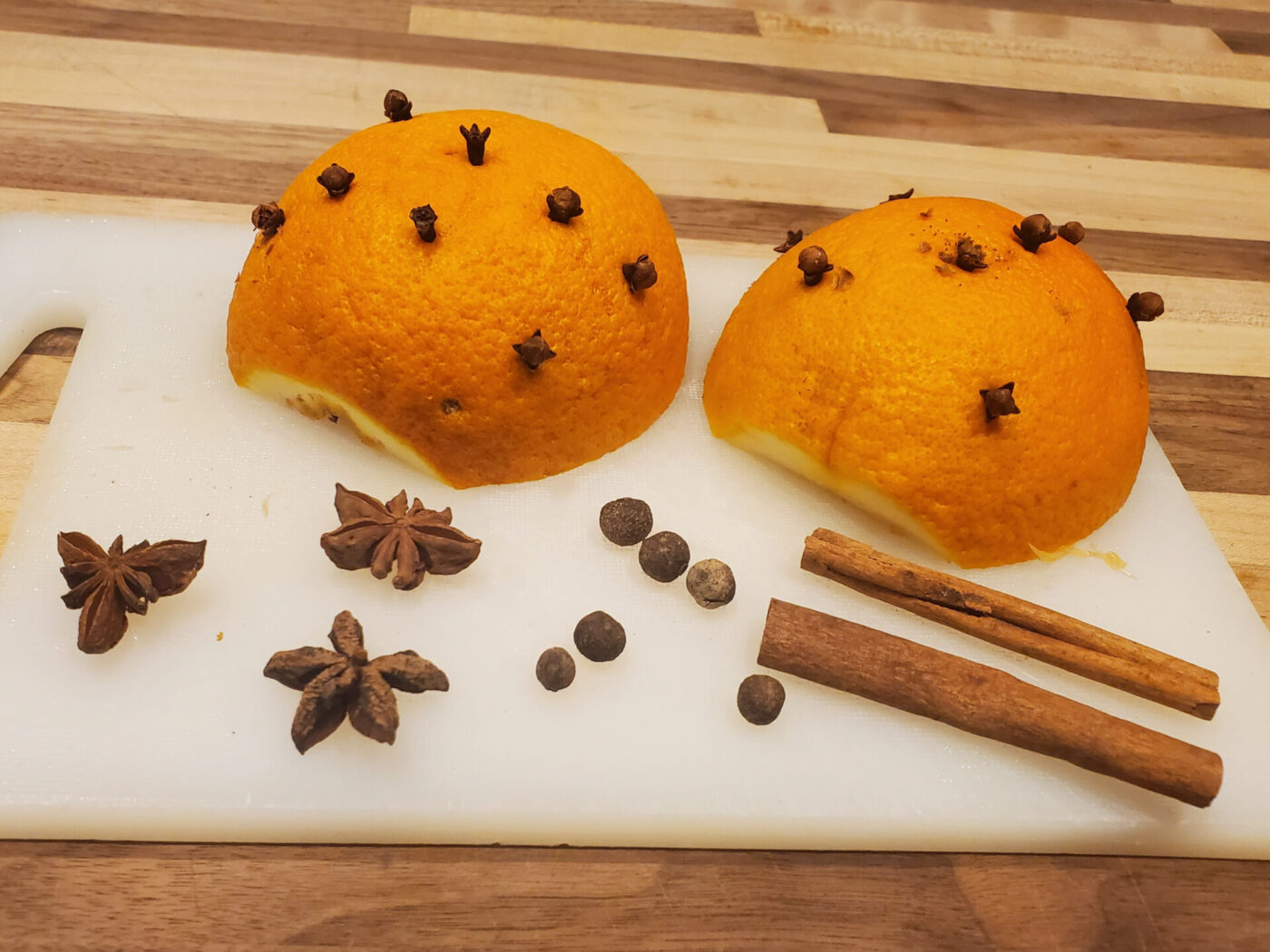 Czech Mulled Wine Svarak - Orange Preparation