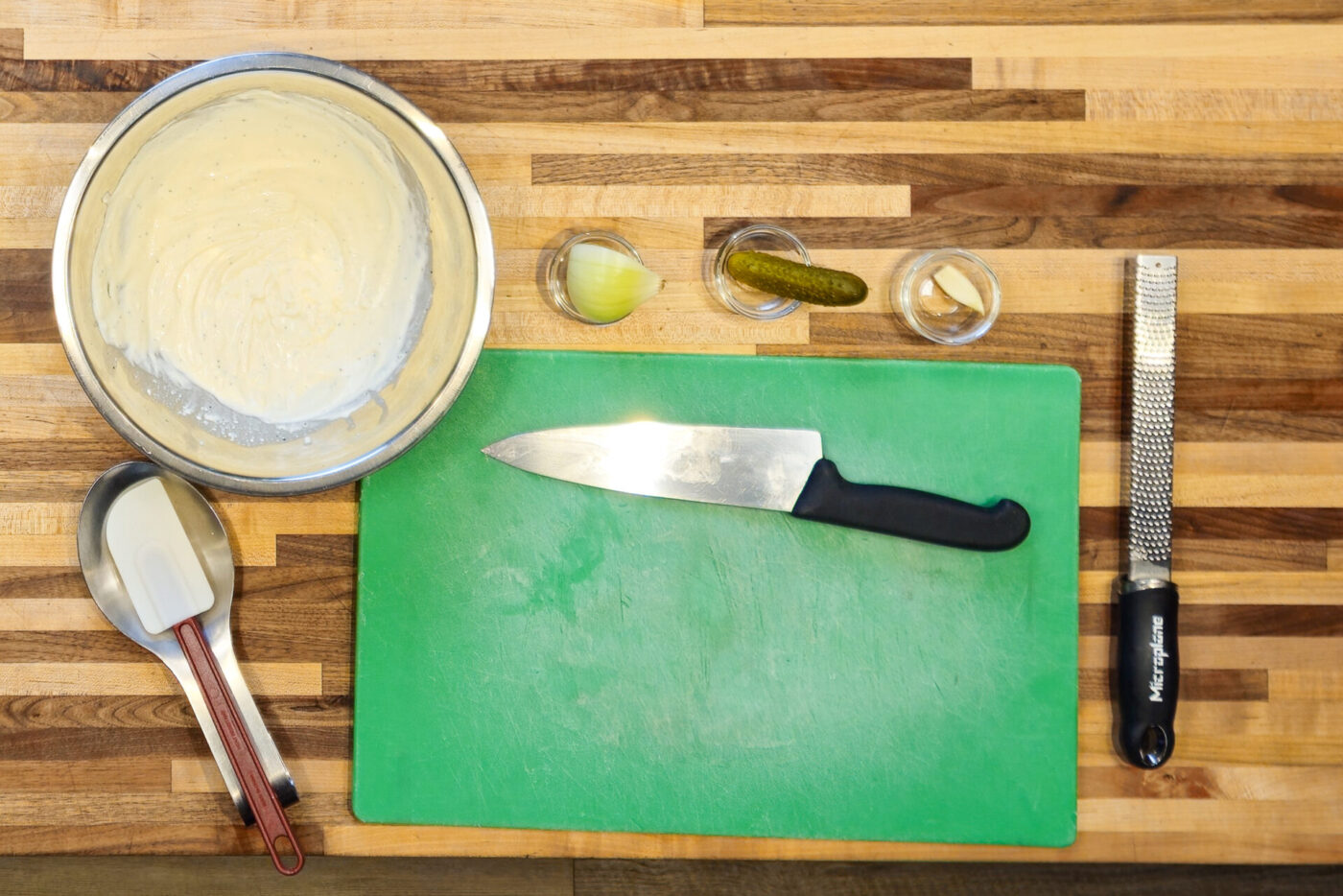 Czech Tartar Sauce Tatarka Recipe - Finishing the Czech Tartar Sauce Tatarka Recipe