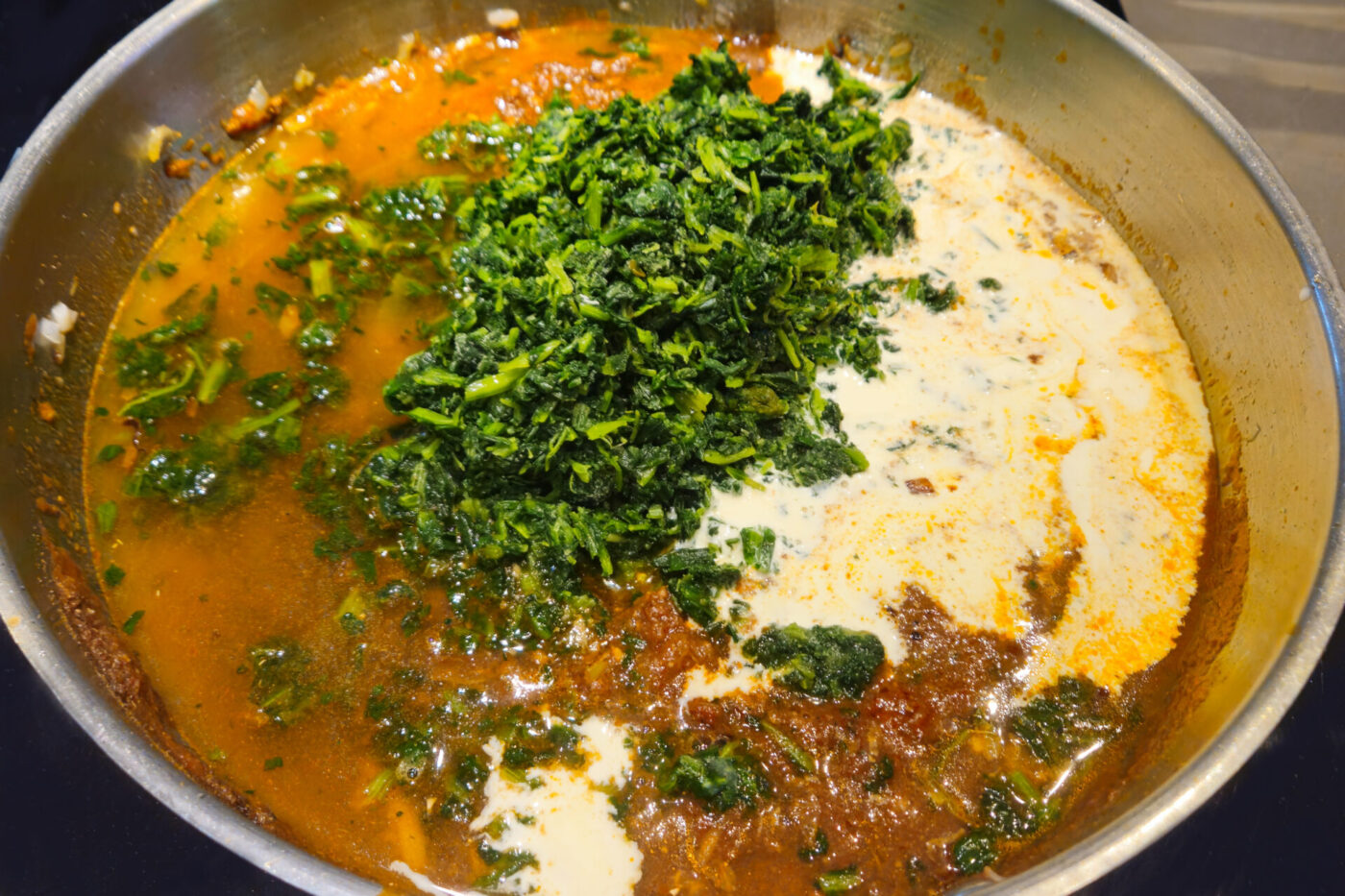 Spinach Palak Paneer - Sauce