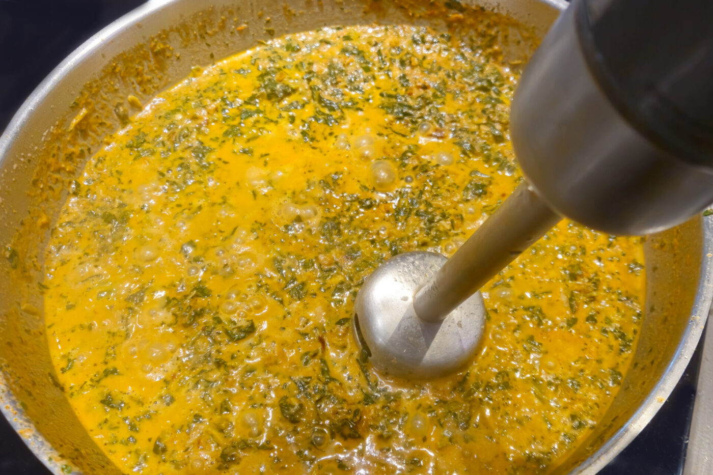 Spinach Palak Paneer - Sauce