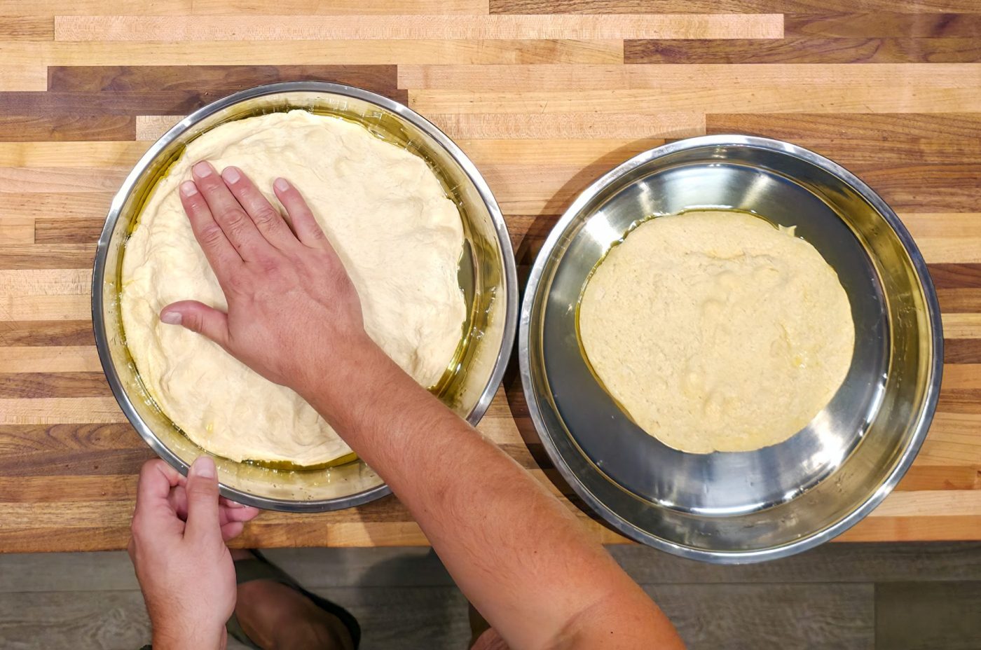 60 min. pan pizza = steps-32