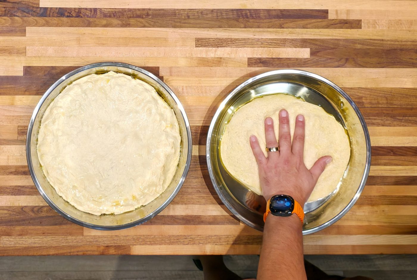 60 min. pan pizza = steps-35