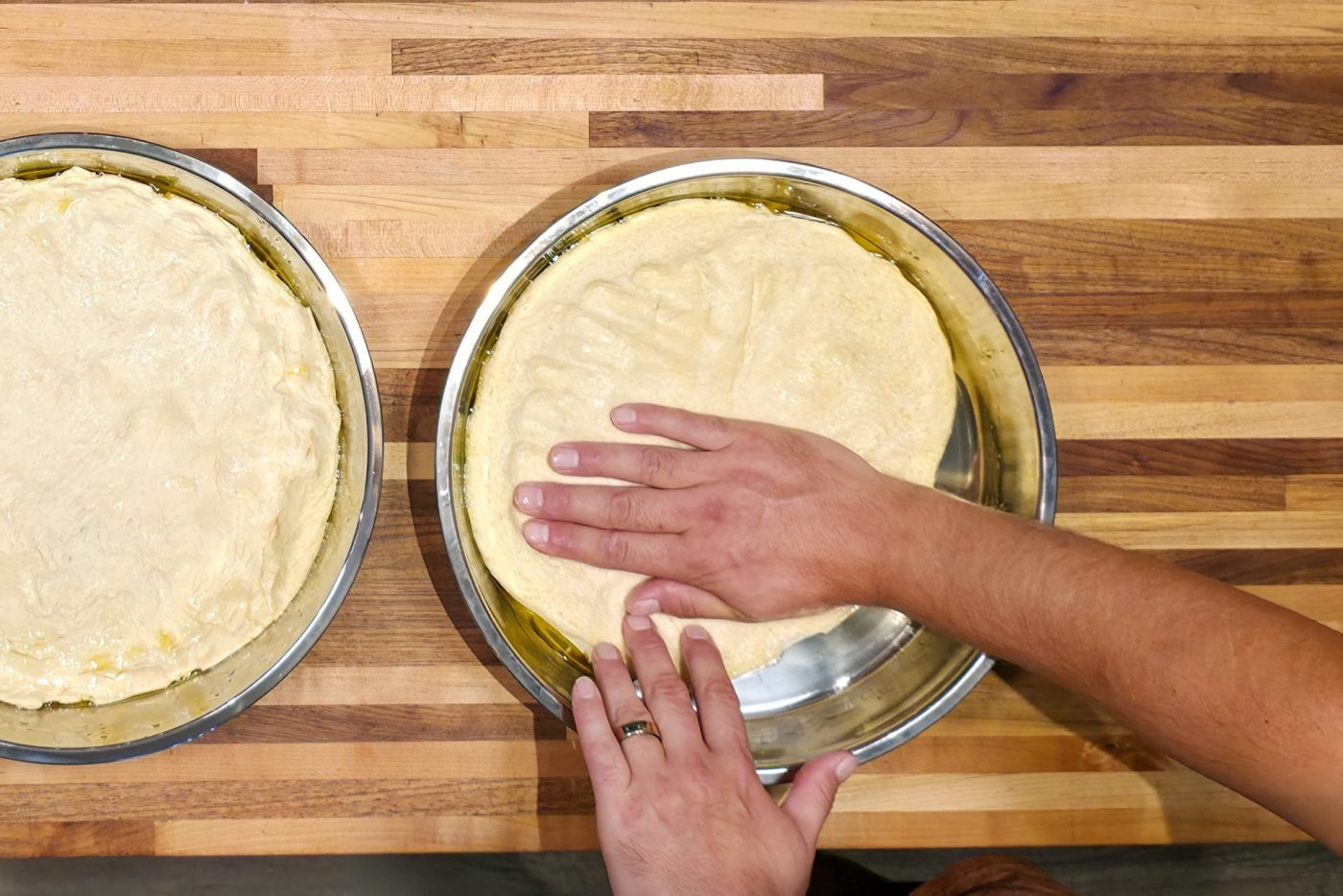 60 min. pan pizza = steps-36