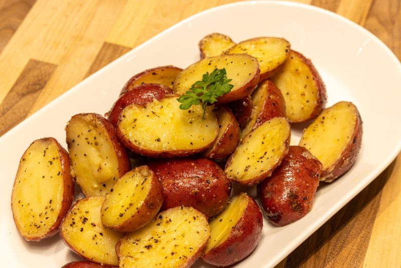 Baby Red Potatoes with Butter