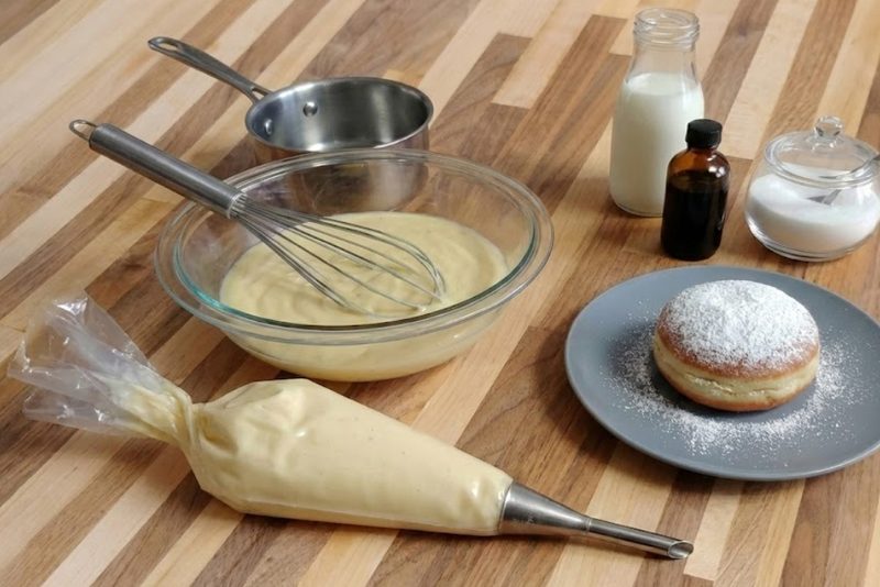 Vanilla Pastry Cream for Filling Pastry