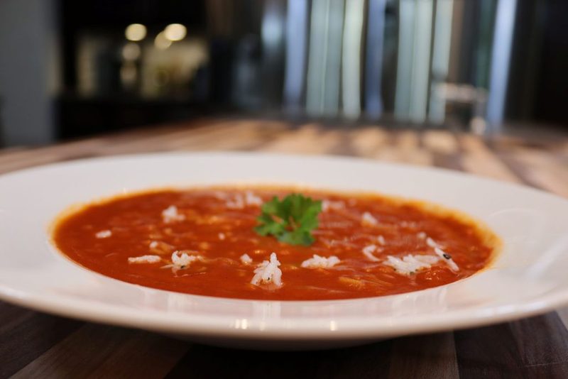 Czech Tomato Soup with Rice
