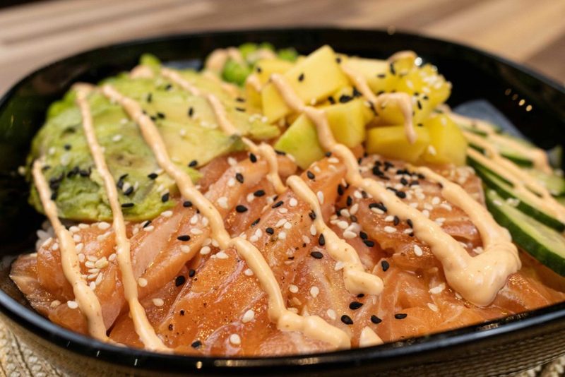 Poke Bowl with Salmon