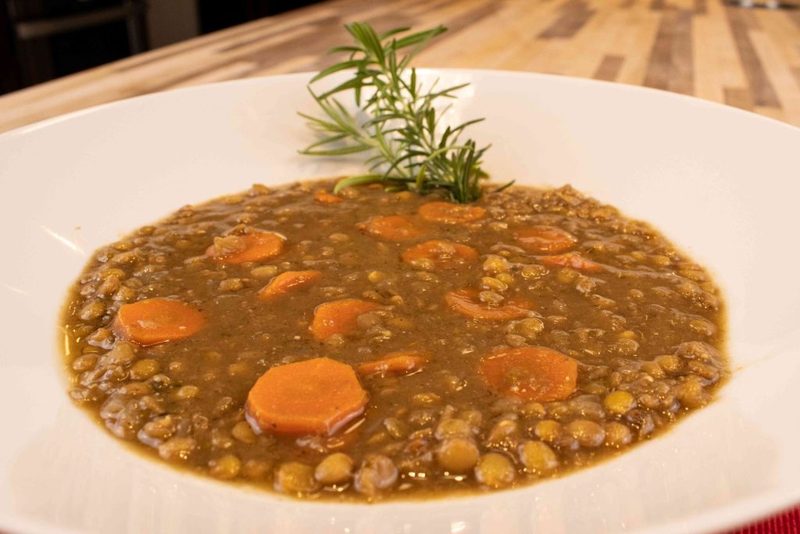 Czech Lentil Soup Čočková Polévka