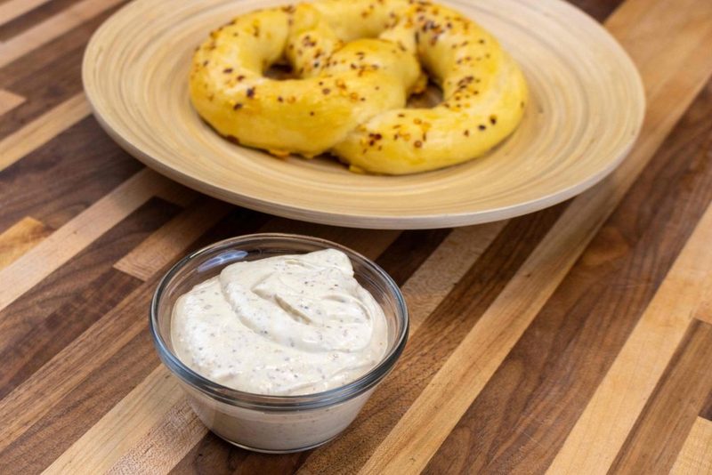 Mustard Dipping Sauce for Soft Pretzels