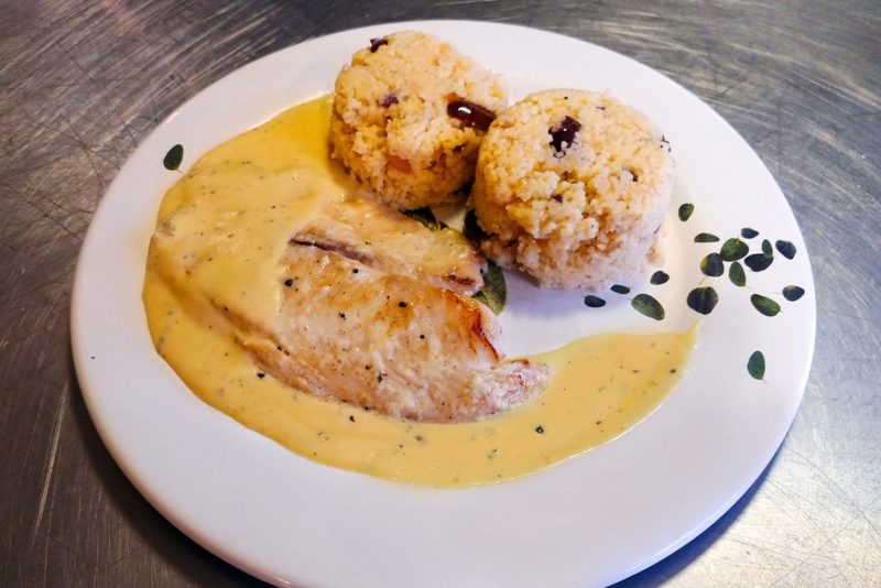 Tilapia in a Creamy Wine Sauce