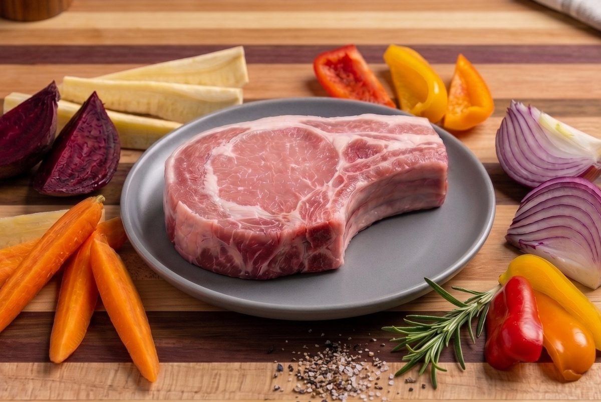 Pork and Veal (steaks, chops, roast)
